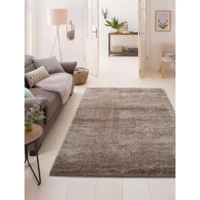 Χαλί FUZZIO MINK Σετ Κρεβατοκάμαρας (70 x 140 (2)   70 x 230 εκ.)