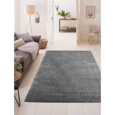 Χαλί FUZZIO GREY Στρόγγυλο χαλί 165 εκ.