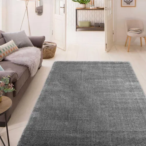 Χαλί FUZZIO GREY Στρόγγυλο χαλί 165 εκ.