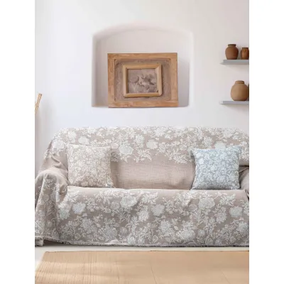 Ριχτάρι WARMORA BEIGE Ριχτάρι πολύθρονας: 170 x 180 εκ.
