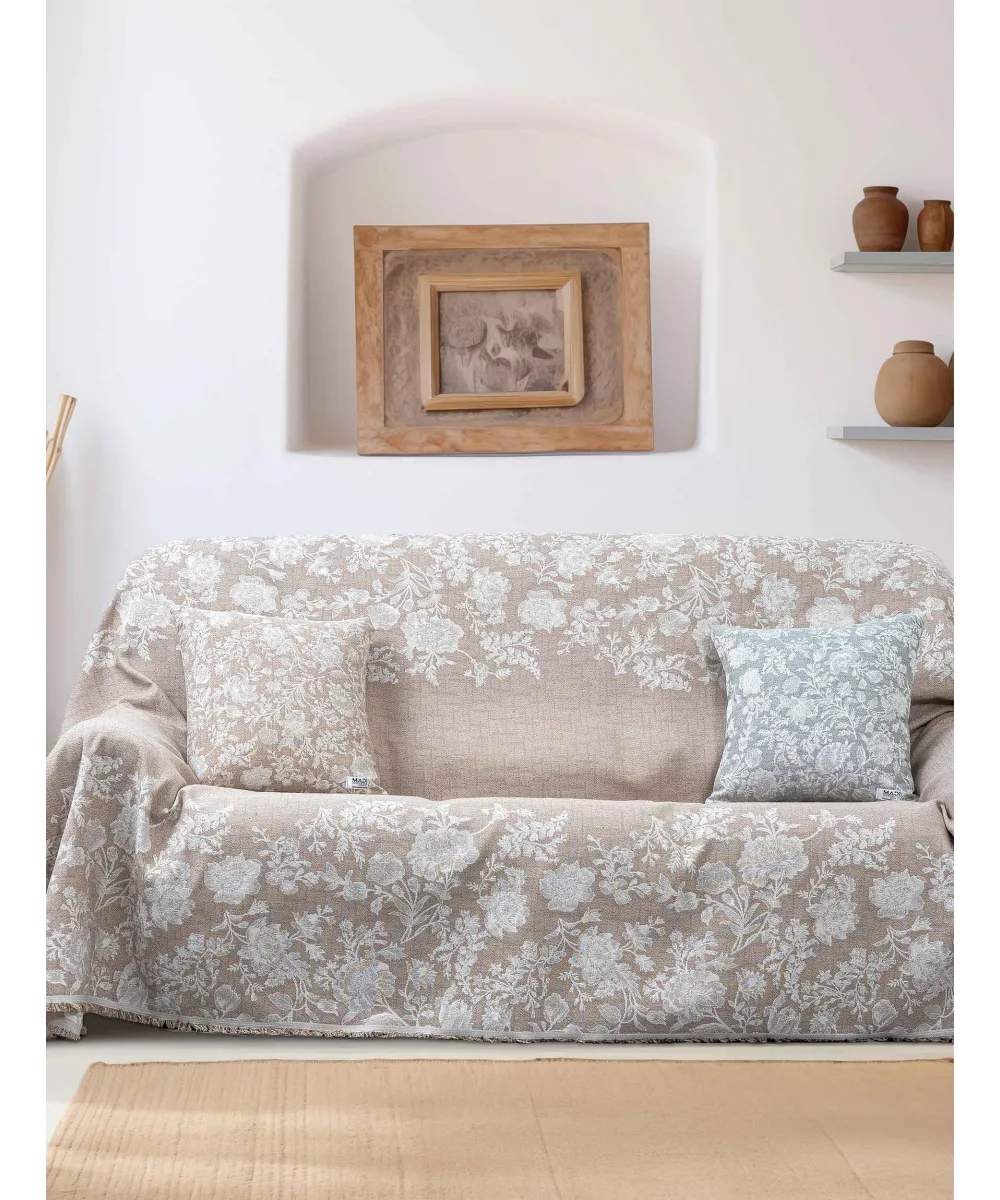 Ριχτάρι WARMORA BEIGE Ριχτάρι διθέσιου καναπέ: 170 x 250 εκ.