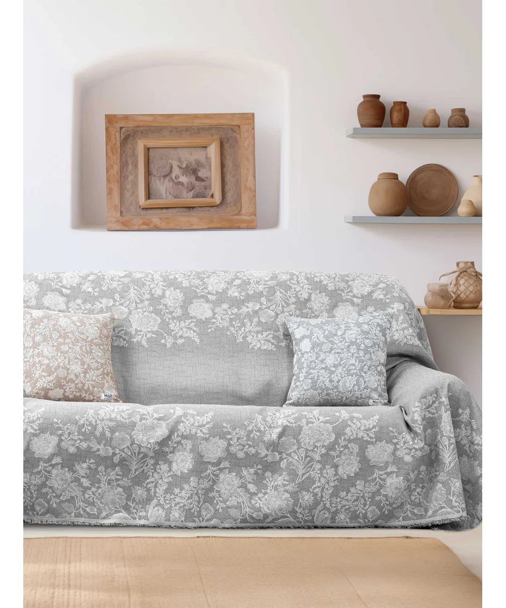 Ριχτάρι WARMORA GREY Ριχτάρι διθέσιου καναπέ: 170 x 250 εκ.
