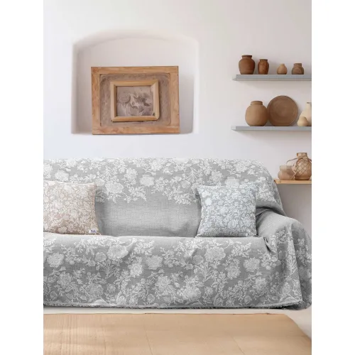Ριχτάρι WARMORA GREY Ριχτάρι πολύθρονας: 170 x 180 εκ.