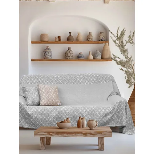 Ριχτάρι DOMINOR GREY Ριχτάρι τριθέσιου καναπέ: 170 x 300 εκ.