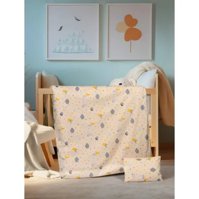 Βρεφικό Σετ Σεντόνια CLOUDNEST Σετ σεντόνια κούνιας με λάστιχο: 120 x 170   70x140   15   1 μαξιλαροθήκη 30 x 40 εκ.