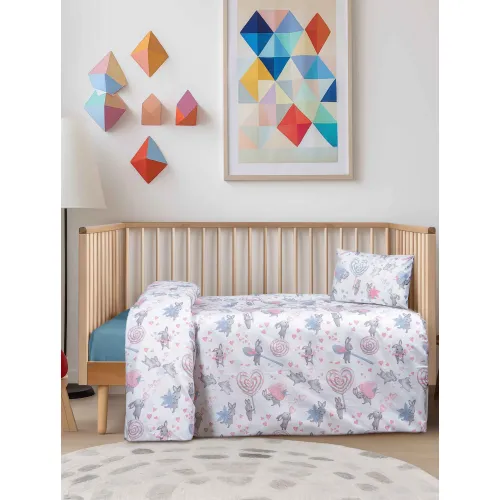 Βρεφικό Σετ Σεντόνια LAGOLINO Σετ σεντόνια κούνιας με λάστιχο: 120 x 170   70x140   15   1 μαξιλαροθήκη 30 x 40 εκ.