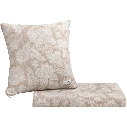 Ριχτάρι SOFIMA BEIGE Ριχτάρι τριθέσιου καναπέ: 170 x 300 εκ.