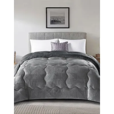 Κουβερτοπάπλωμα NIVORO ANTHRACITE Κουβερτοπάπλωμα μονό: 160 x 220 εκ.