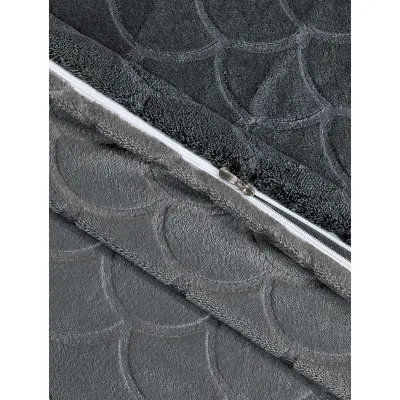 Παπλωματοθήκη NEVOLA ANTHRACITE Παπλωματοθήκη μονή: 160 x 220 εκ.