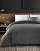 Παπλωματοθήκη NEVOLA ANTHRACITE Παπλωματοθήκη μονή: 160 x 220 εκ.