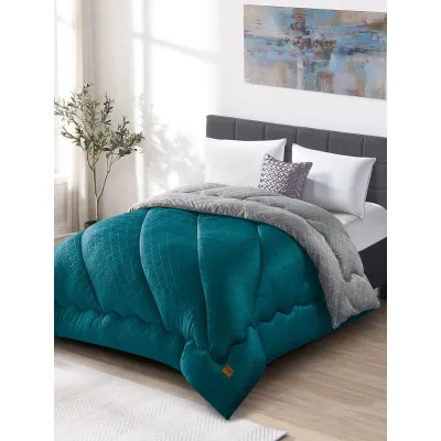 Κουβερτοπάπλωμα LUNORA PETROL Κουβερτοπάπλωμα μονό: 160 x 220 εκ.