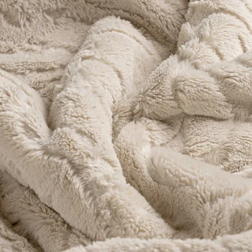 Ριχτάρι SERANI BEIGE Ριχτάρι πολύθρονας: 180 x 180 εκ.