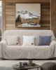 Ριχτάρι MAISONY BEIGE Ριχτάρι τριθέσιου καναπέ: 180 x 300 εκ.