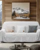 Ριχτάρι MAISONY WHITE Ριχτάρι τριθέσιου καναπέ: 180 x 300 εκ.