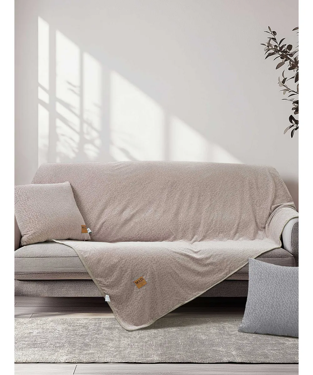 Ριχτάρι REGALIA BEIGE Ριχτάρι τριθέσιου καναπέ: 180 x 300 εκ.