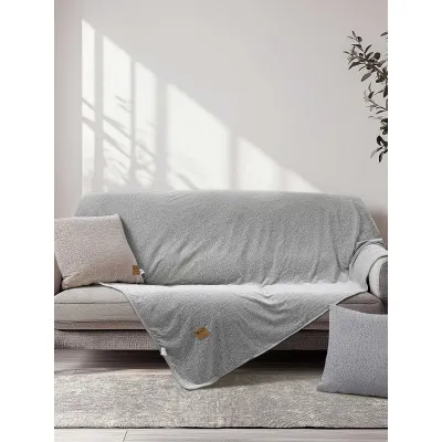 Ριχτάρι REGALIA GREY Ριχτάρι τριθέσιου καναπέ: 180 x 300 εκ.