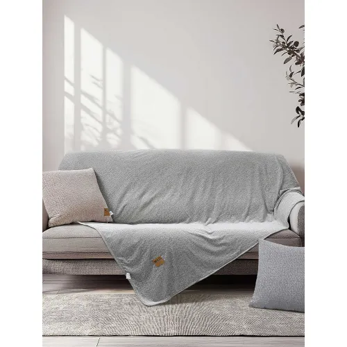 Ριχτάρι REGALIA GREY Ριχτάρι τετραθέσιου καναπέ: 180 x 340 εκ.