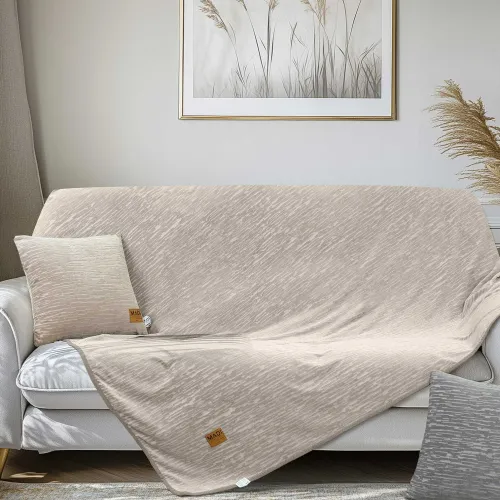 Ριχτάρι VERITAS BEIGE Ριχτάρι διθέσιου καναπέ: 180 x 250 εκ.