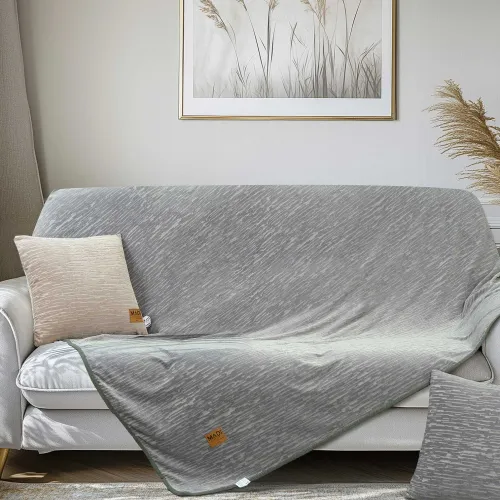 Ριχτάρι VERITAS GREY Ριχτάρι τετραθέσιου καναπέ: 180 x 340 εκ.