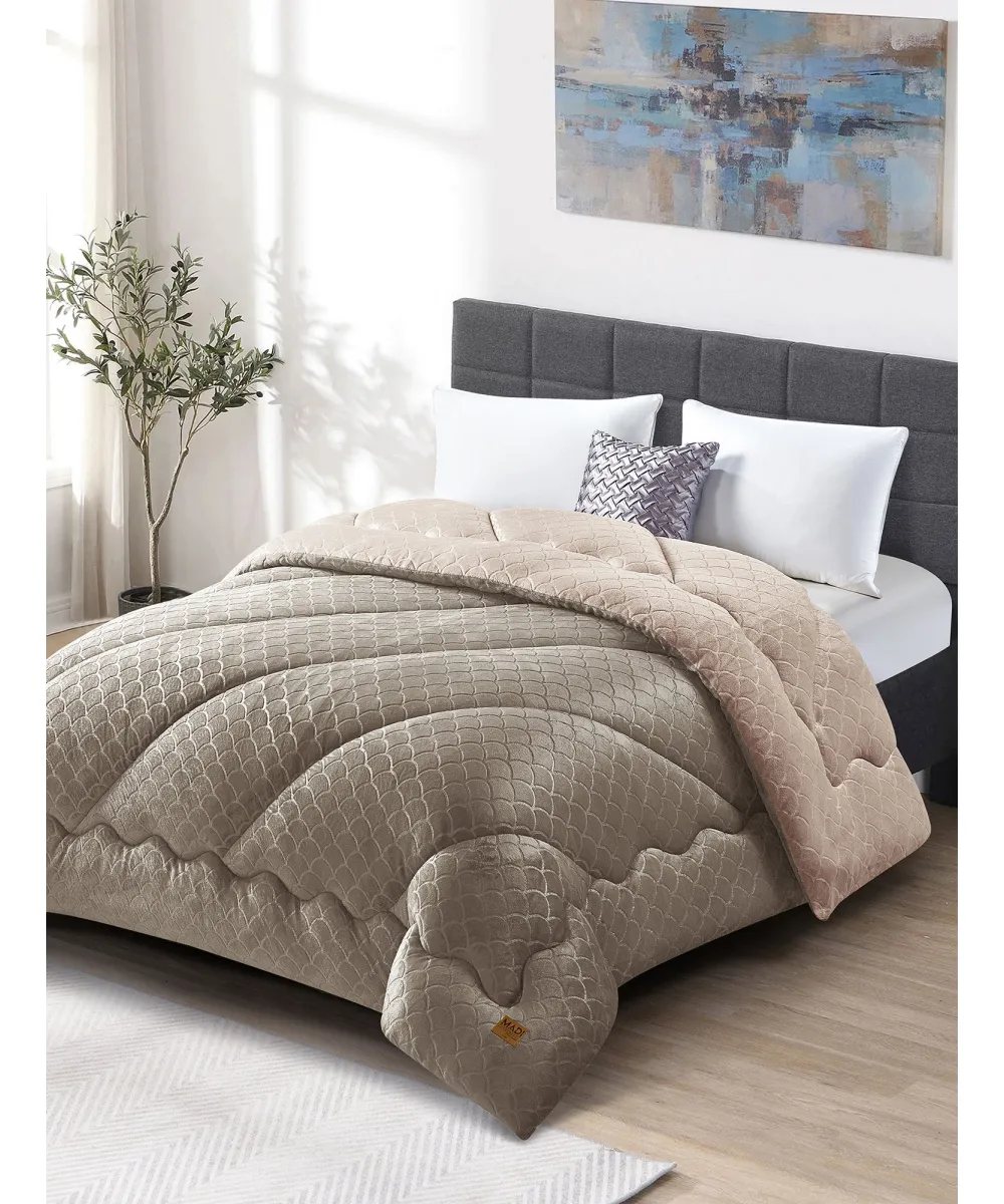 Κουβερτοπάπλωμα LUNORA CREAM Κουβερτοπάπλωμα μονό: 160 x 220 εκ.