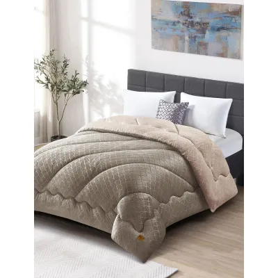 Κουβερτοπάπλωμα LUNORA CREAM Κουβερτοπάπλωμα μονό: 160 x 220 εκ.