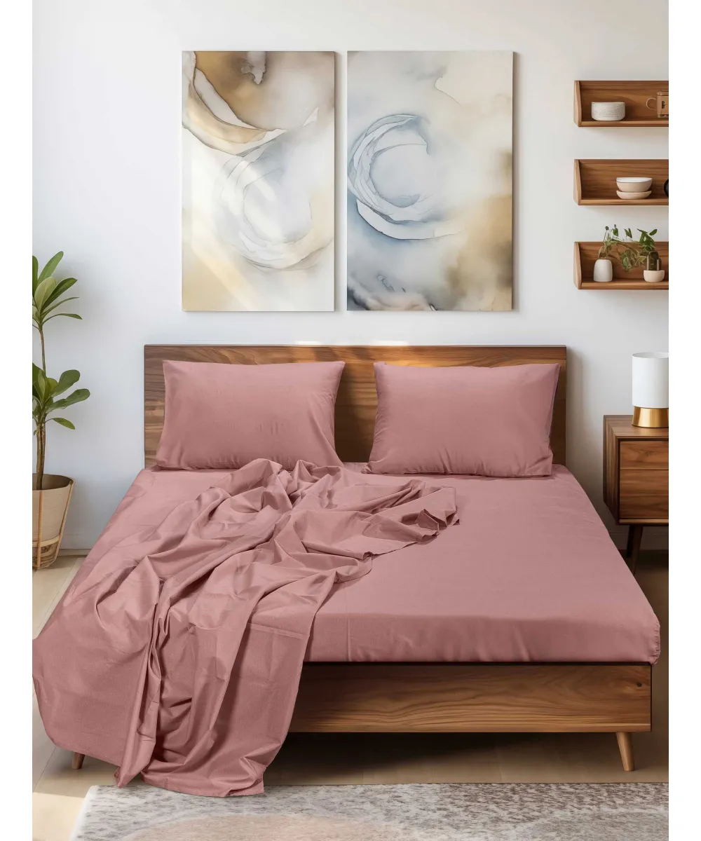 Σεντόνι SLEEK PINK Σεντόνι μονό: 170 x 260 εκ.