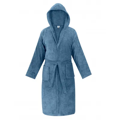 Μπουρνούζι με κουκούλα OLIA DENIM BLUE Μπουρνούζι με κουκούλα: Medium