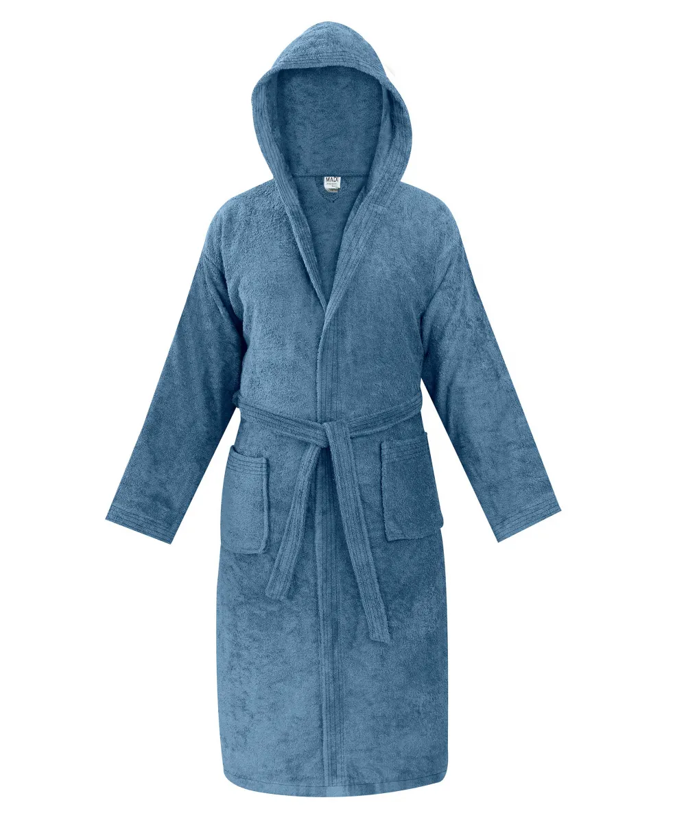 Μπουρνούζι με κουκούλα OLIA DENIM BLUE Μπουρνούζι με κουκούλα: Large