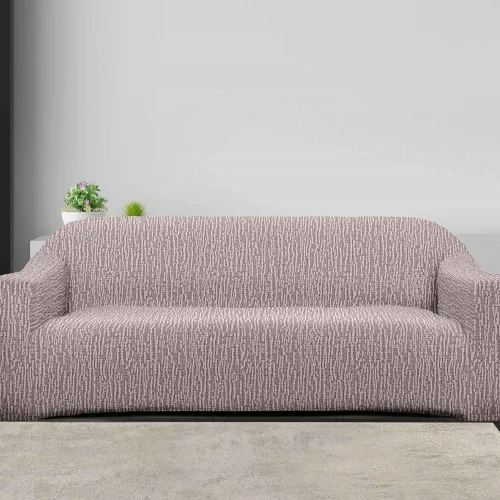 Ελαστικά καλύμματα καναπέ KLYRA BEIGE Ελαστικό κάλυμμα τριθέσιου καναπέ