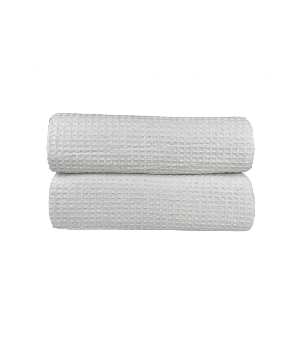 Κουβέρτα Πικέ Υπέρδιπλη Waffle Ξενοδοχείου 230X245 White