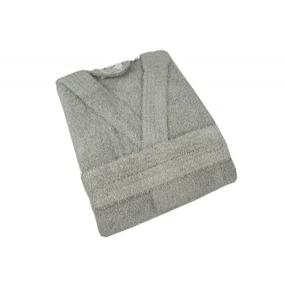 Μπουρνούζι Με Κουκούλα Grey - Large