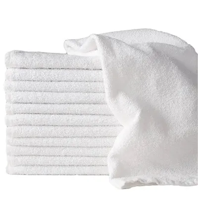 Πετσέτα Χεριών Λαβέτα 30×50 Λευκή 450γρ. 100%  cotton Πεννιέ