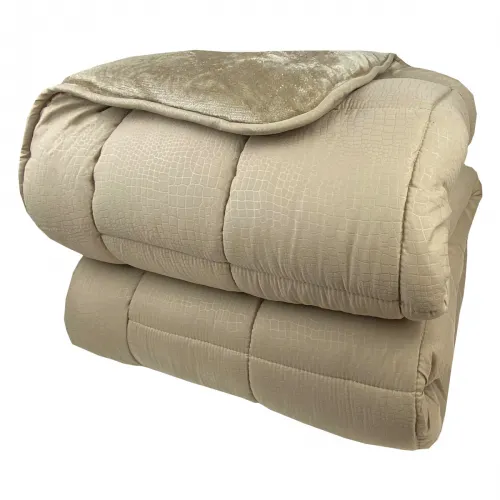 Κουβερτοπάπλωμα Υπέρδιπλο 2,20Χ2,40 Beige