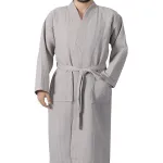 Μπουρνούζι Πικέ Ξενοδοχείου Light Grey - X Large