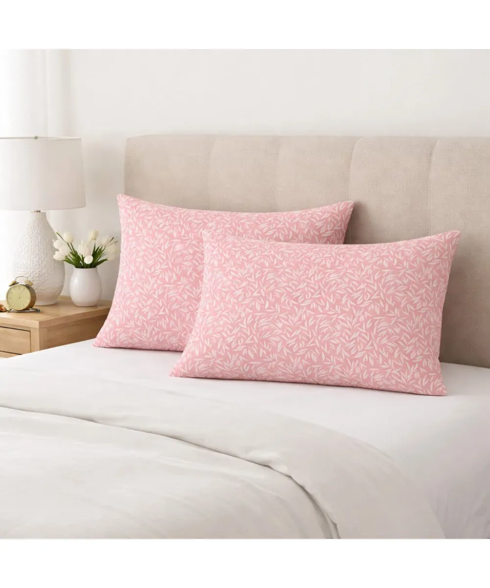 Μαξιλαροθήκες 2 τεμ (52x72) Emelia Dusty Rose