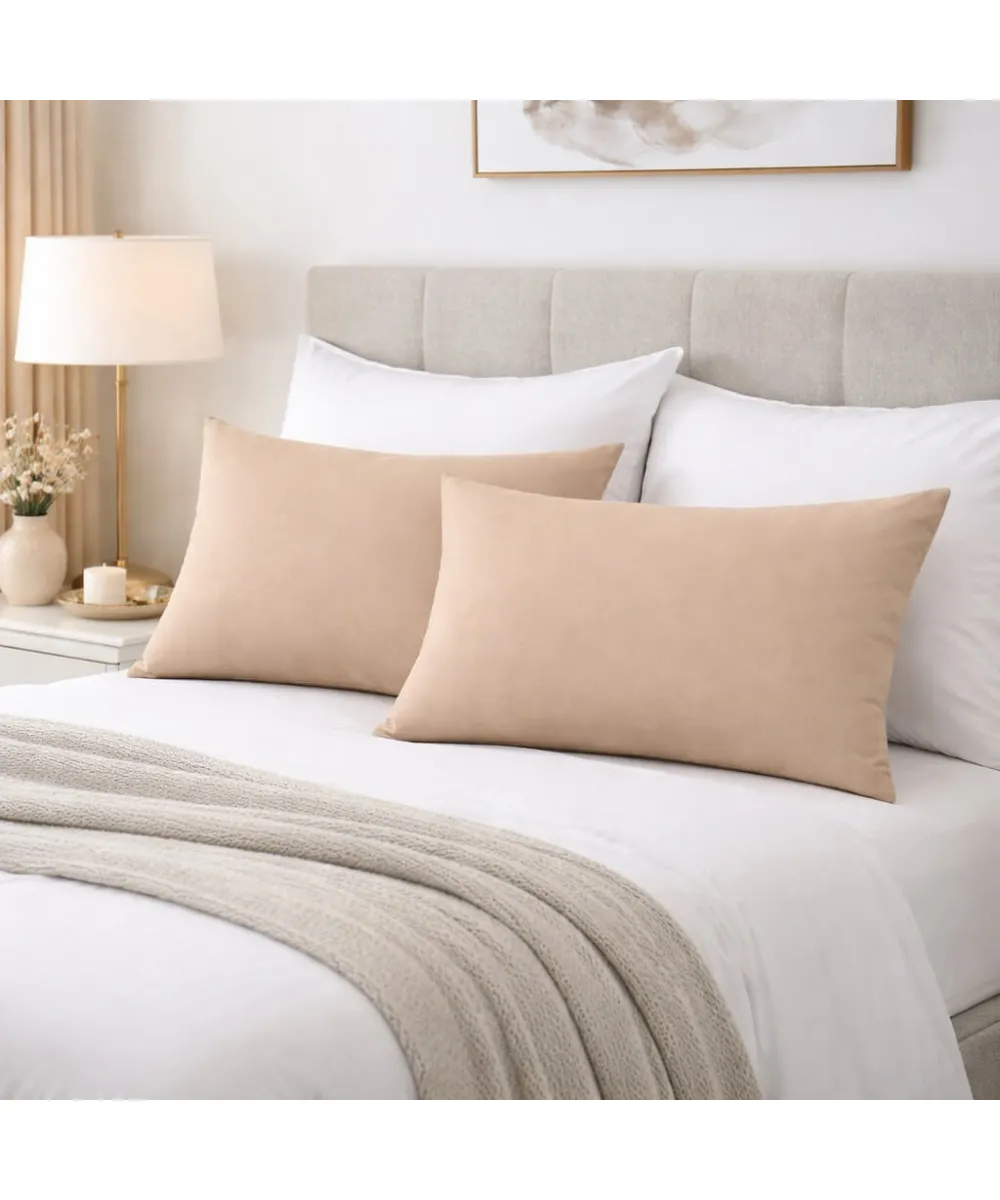 Μαξιλαροθήκες 2 τεμ (52x72) Beige