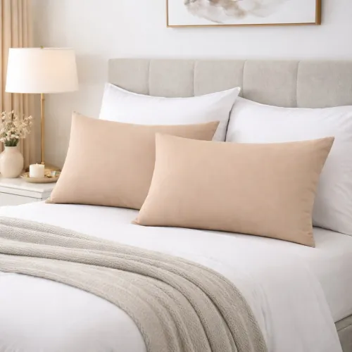 Μαξιλαροθήκες 2 τεμ (52x72) Beige