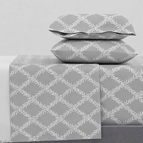 Σεντόνια Υπέρδιπλα Σετ 2Χ(2,45Χ2,60)   2Χ(52Χ72) Lucia Grey