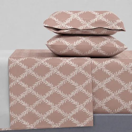 Σεντόνια Υπέρδιπλα Σετ 2Χ(2,45Χ2,60)   2Χ(52Χ72) Lucia Chocolat