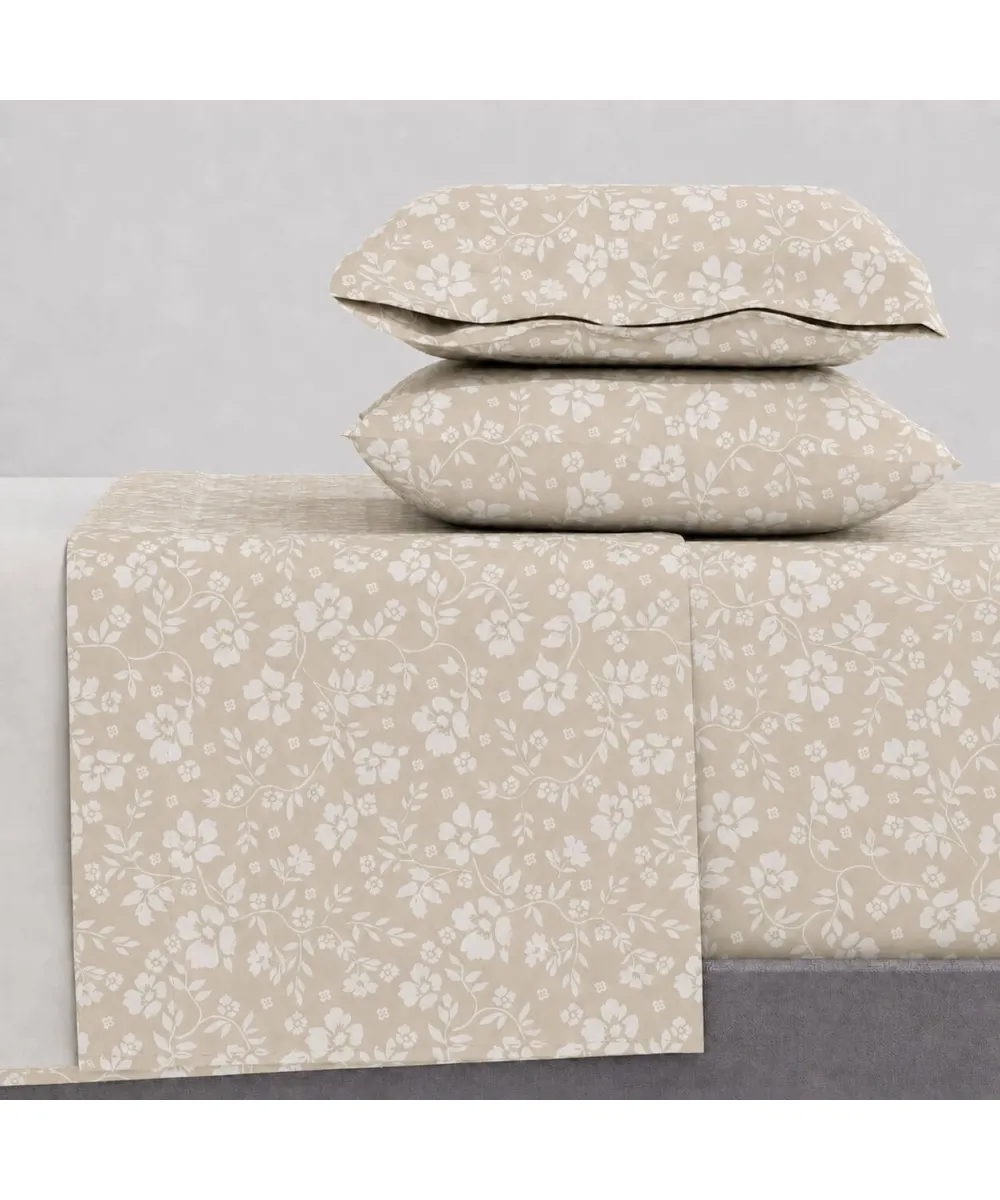 Σεντόνια Υπέρδιπλα Σετ 2Χ(2,45Χ2,60)   2Χ(52Χ72) Emily Beige