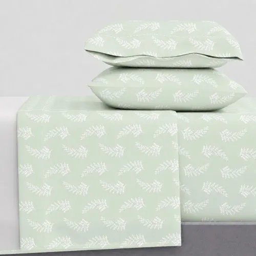 Σετ Σεντόνια Υπέρδιπλα Με Λάστιχο (160x200 40) Vivian Olive