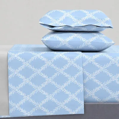 Σεντόνια King Size (ΣΕΤ) 2Χ(2,60Χ2,80) 2Χ(52Χ72) Lucia Blue