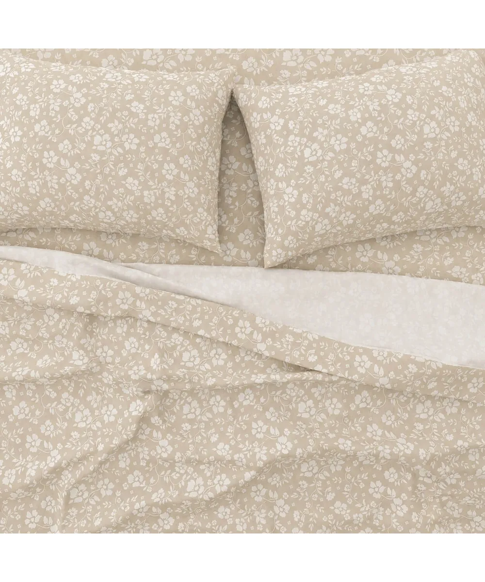 Σετ Σεντόνια Μονά 2Χ(1.75Χ2,60) 1Χ(52Χ72) Emily Beige