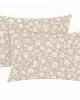 Μαξιλαροθήκες 2 τεμ (52x72) Emily Beige