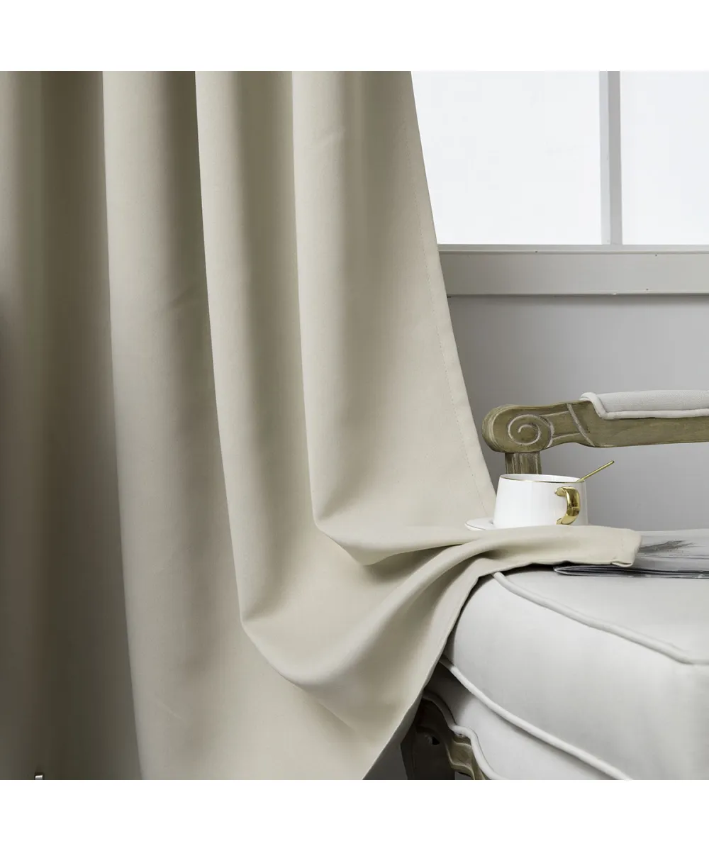 Beauty Home Ύφασμα κουρτίνας Blackout σκίασης Ideal Art 8400  Ύφασμα Φ280 Άμμου      
