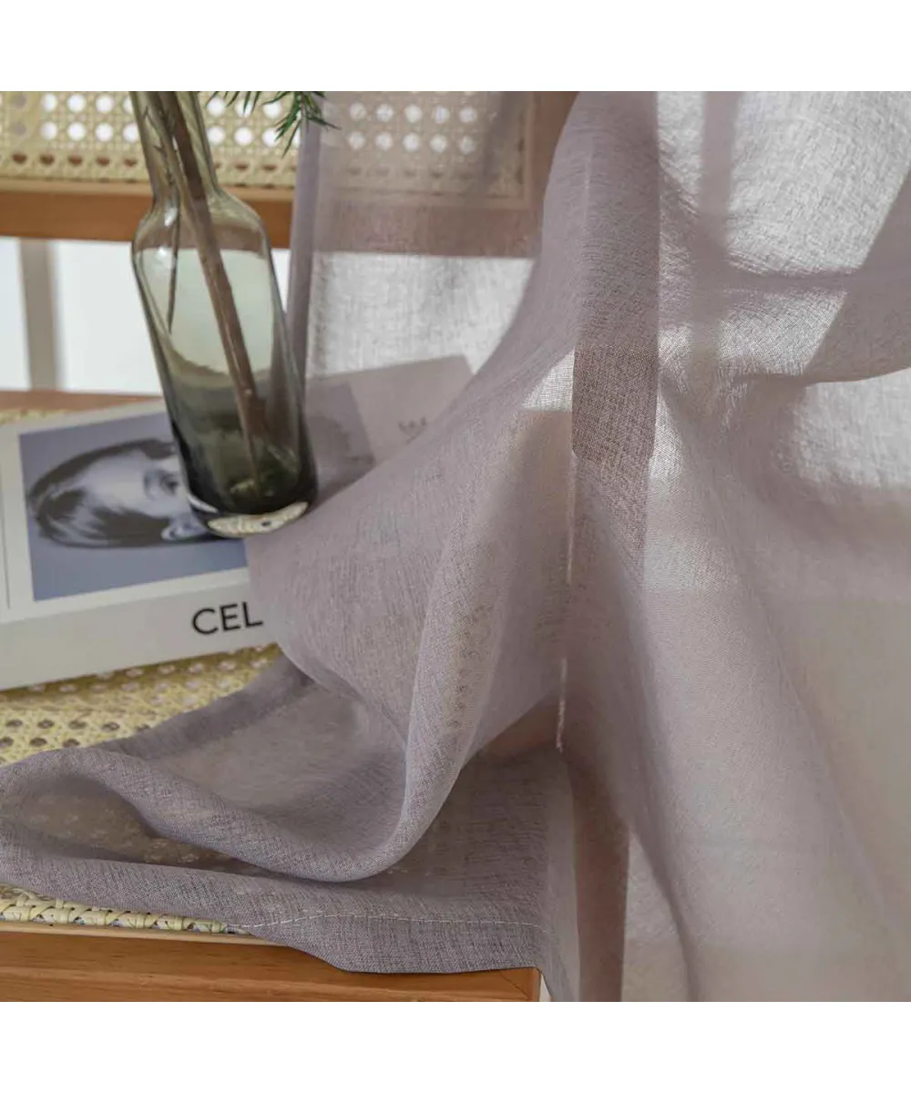 Beauty Home Ύφασμα κουρτίνας με το μέτρο γάζα Sharp Art 8448 Φ300 Αμέθυστος      