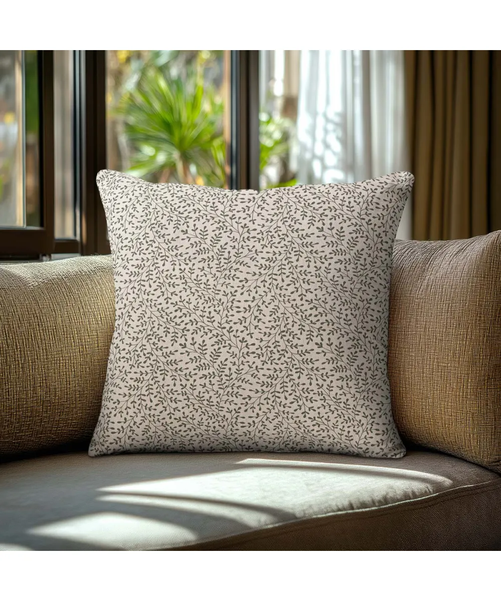 Beauty Home Μαξιλαροθήκη ΠΡΑΣΙΝΑ ΚΛΑΔΑΚΙΑ   40 x 40 cm