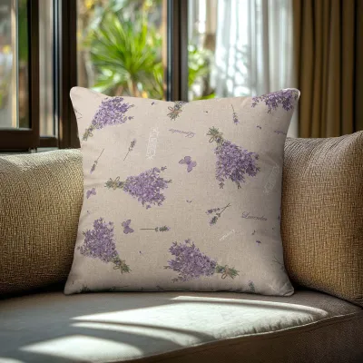 Beauty Home Μαξιλαροθήκη ΛΕΒΑΝΤΑ ΜΕ ΑΔΙΑΒΡΟΧΟΠΟΙΗΣΗ   40 x 40 cm   