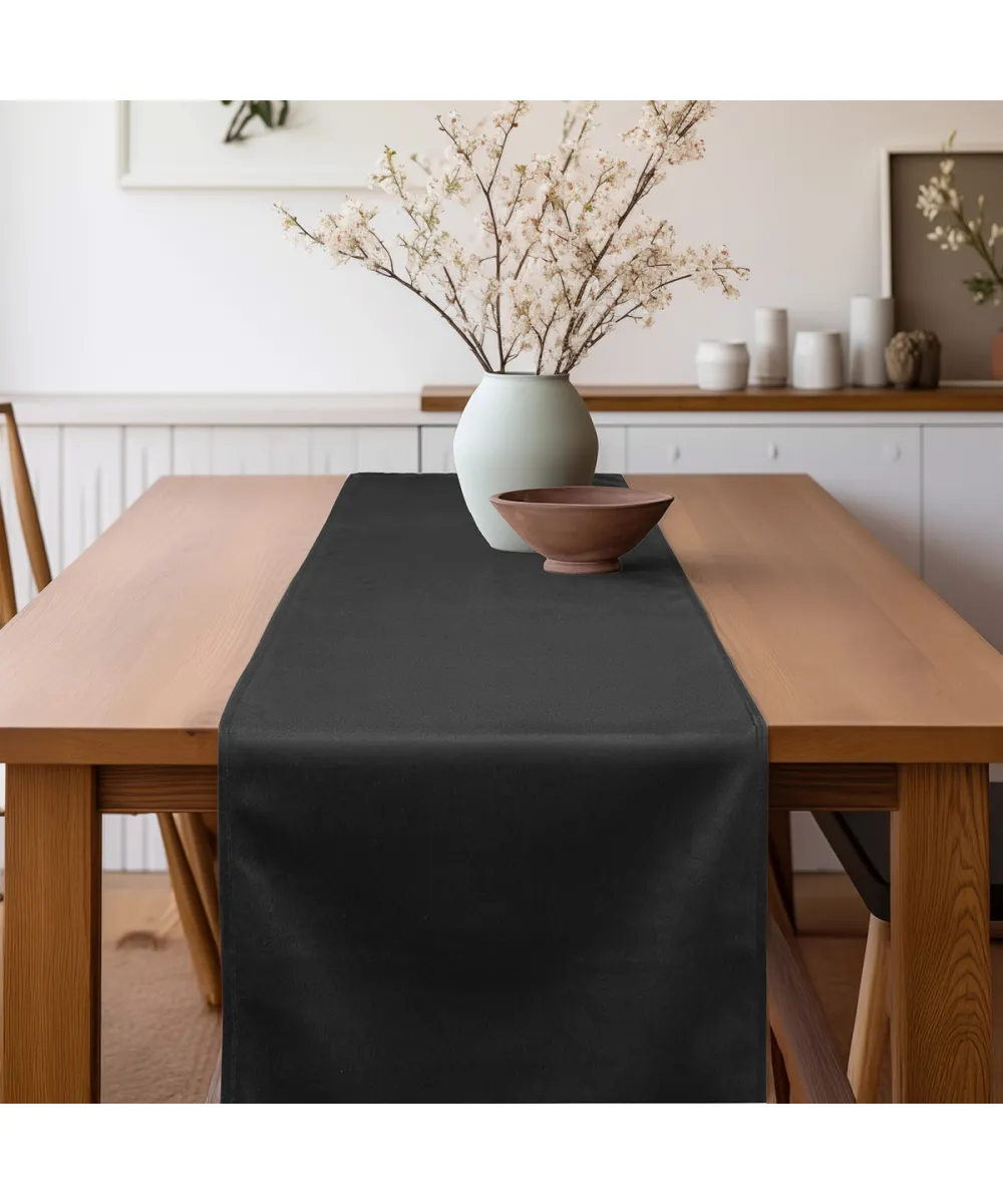Beauty Home ΡΑΝΝΕΡ ΒΕΛΟΥΔΟ PREMIUM ΜΑΥΡΟ   32 cm x 1,5 m
