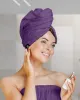 Beauty Home Πετσέτα μαλλιών Turban Art 3408 Μωβ